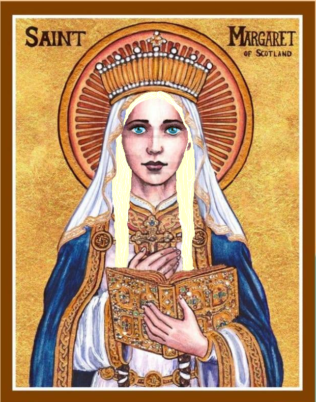 Image of the Beautiful Saint Margaret from Scotland / Hungary.