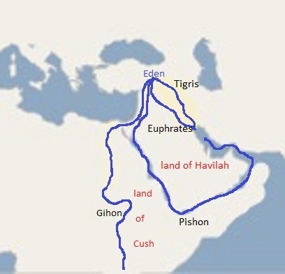 the four rivers of Eden the four rivers of Eden