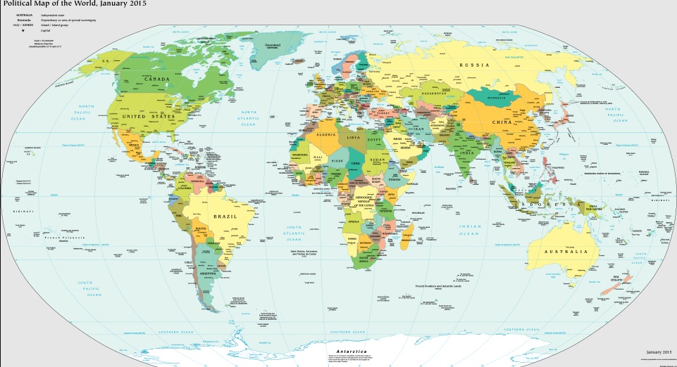The West lost its colonial empires. In 2015, the West remains rich, but is weakening in a discreet way. Reference: Wikipedia, at https://commons.wikimedia.org/wiki/File:Political_map_of_the_World_(January_2015).svg, also at https://christianideas.eu/images/world2015.jpg. By CIA - The World Factbook - https://www.cia.gov/library/publications/the-world-factbook/docs/refmaps.html, converted from PDF to SVG using pdf2svg and optimized using Scour. Public domain, https://commons.wikimedia.org/w/index.php?curid=44932706. The West lost its colonial empires. In 2015, the West remains rich, but is weakening in a discreet way. Reference: Wikipedia, at https://commons.wikimedia.org/wiki/File:Political_map_of_the_World_(January_2015).svg, also at https://christianideas.eu/images/world2015.jpg. By CIA - The World Factbook - https://www.cia.gov/library/publications/the-world-factbook/docs/refmaps.html, converted from PDF to SVG using pdf2svg and optimized using Scour. Public domain, https://commons.wikimedia.org/w/index.php?curid=44932706.